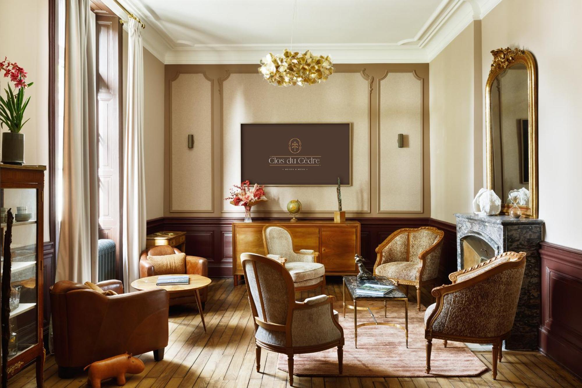 Clos Du Cedre - Chambres D'Hotes D'Exception, Luxury B&B A Dinan Zewnętrze zdjęcie